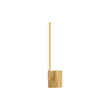 Load image into Gallery viewer, Pandora 18-in Brushed Gold LED Wall Sconce