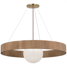 Load image into Gallery viewer, Arena 42" Ring and Globe Chandelier