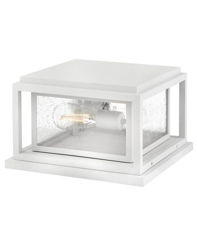 Small Pier Mount Lantern - White