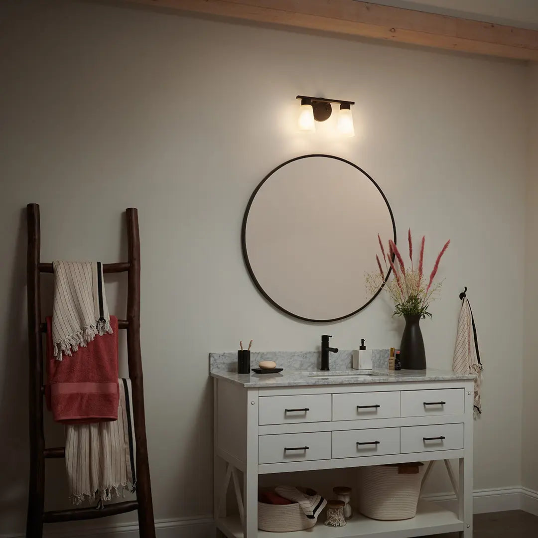 Stamos 2 Light Vanity Light (3 Finishes)