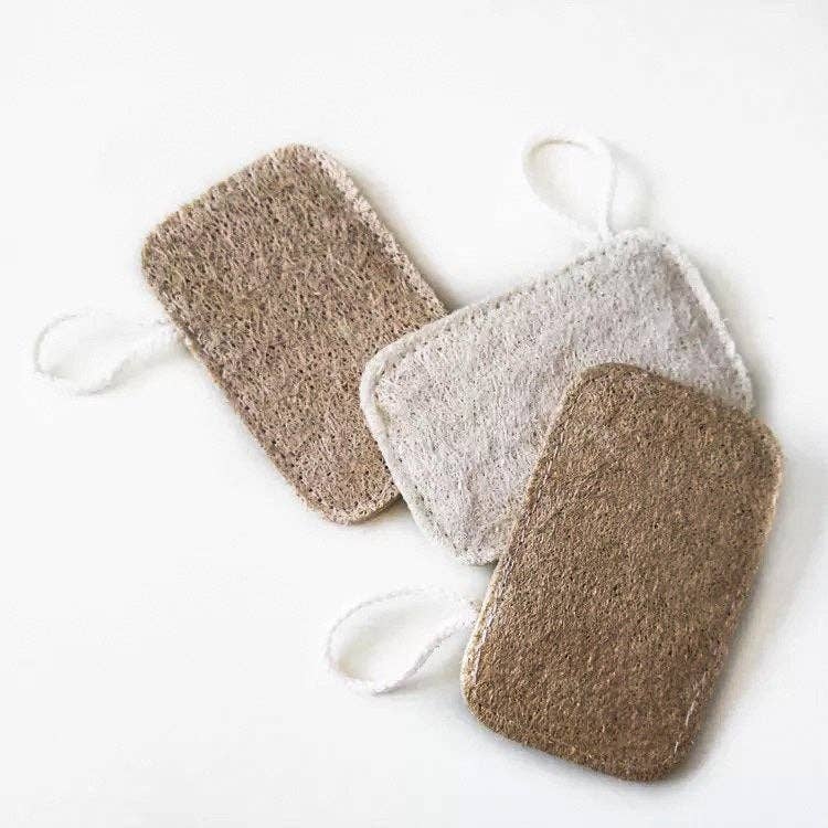 Loofah Sponge - Natural Organic - 3 Pack