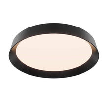 Load image into Gallery viewer, Aurora 12in Dual - Light Dimmable LED Flush Mount, 5CCT - Black