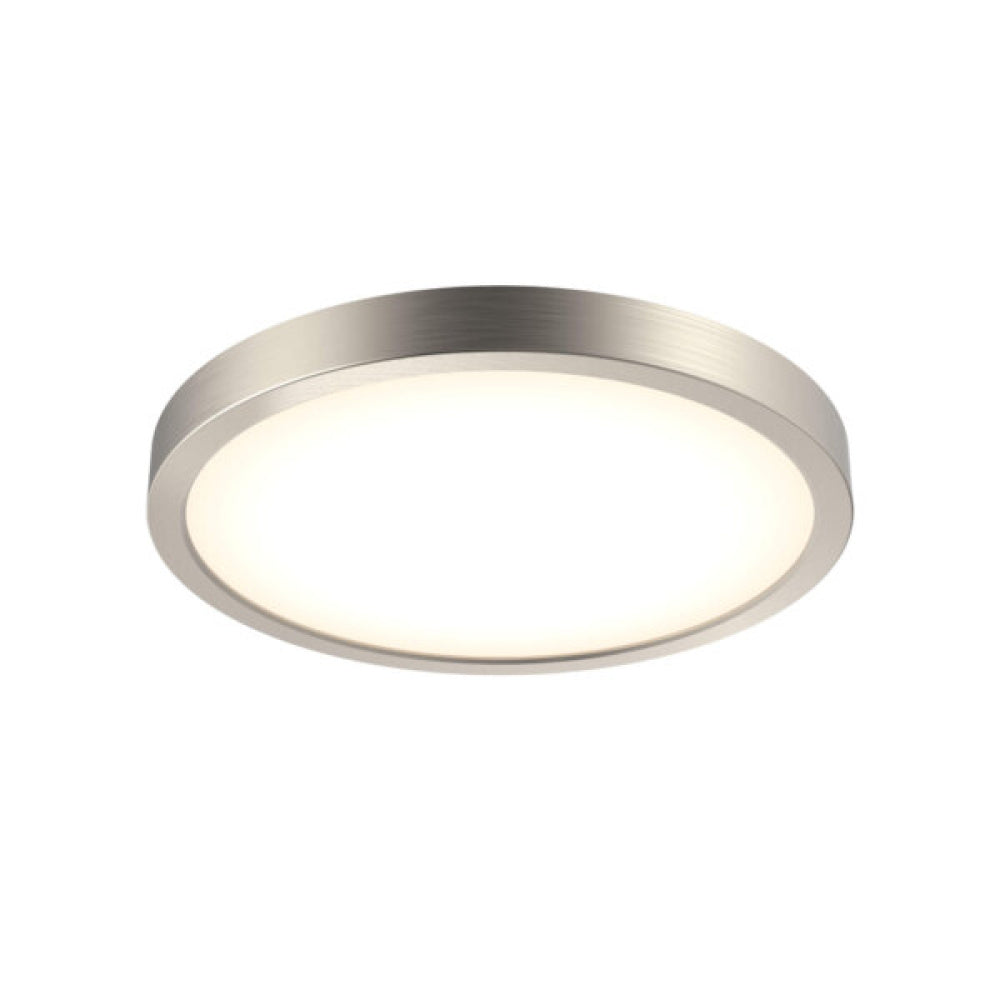 Round Flush Mount, Universal 120v - 347v, 0 - 10v Dimming