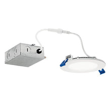 Load image into Gallery viewer, Direct-to-Ceiling 4" Round Slim 3000K LED Downlight White - by Kichler