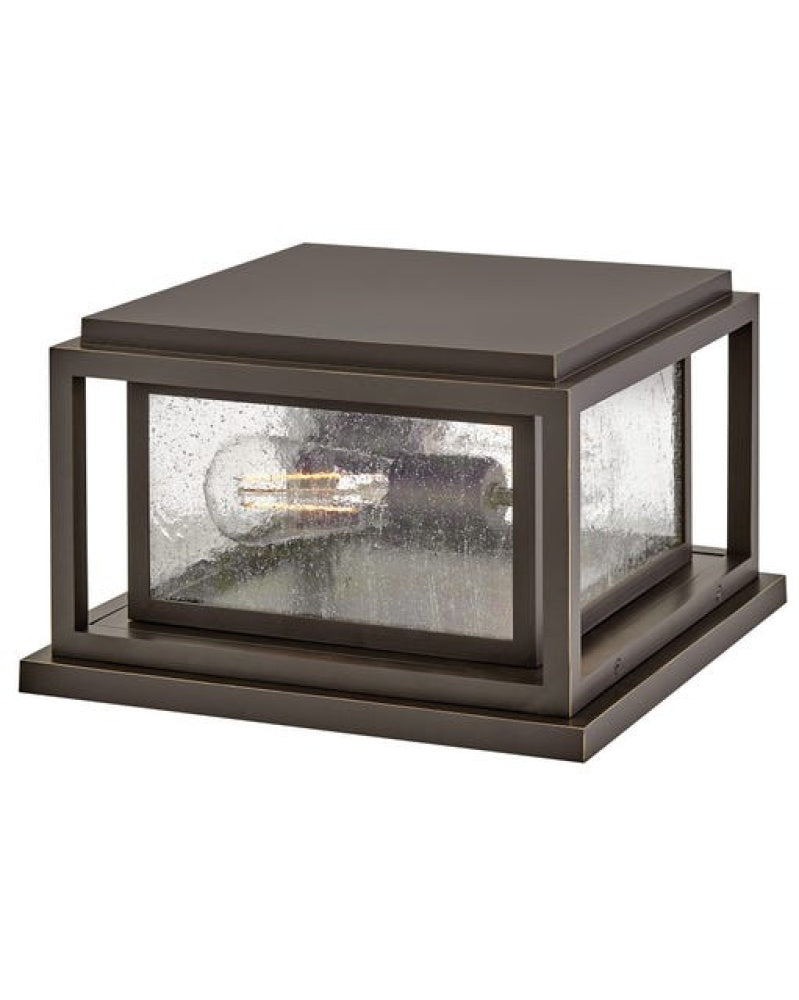 Small Pier Mount Lantern - Bronze