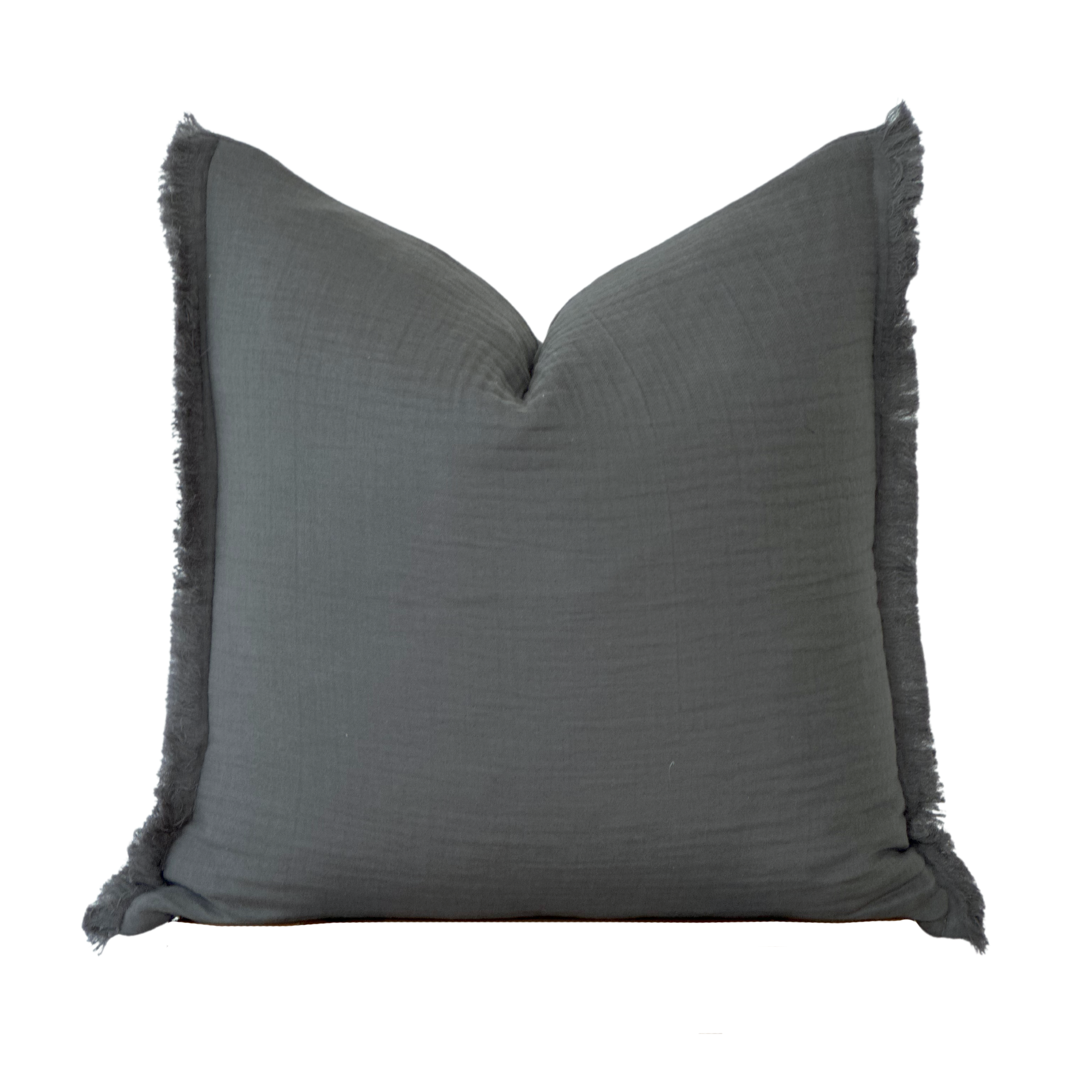 Gauze Fringe Pillow Cover