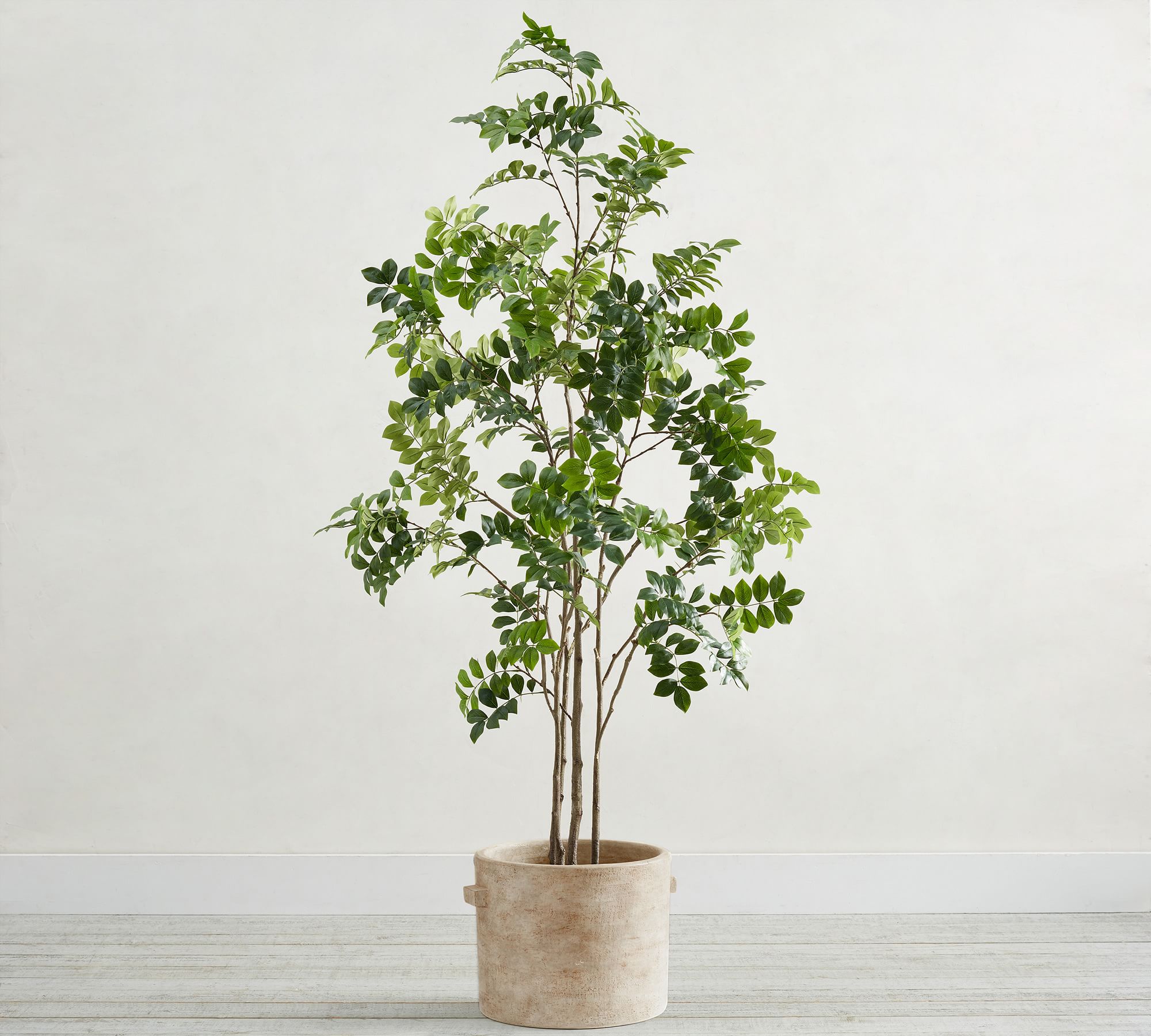 Faux Green Leaf Tree - by Pottery Barn