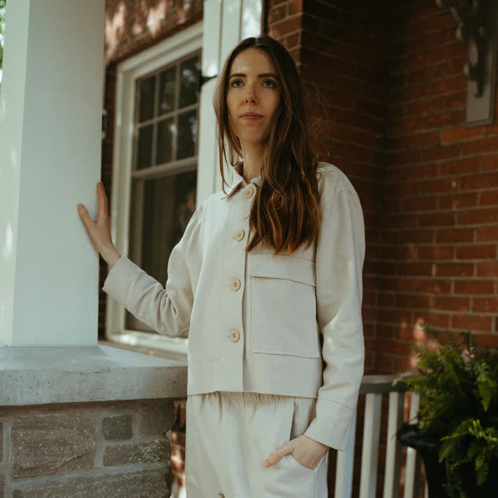 Herringbone Sherpa Jacket