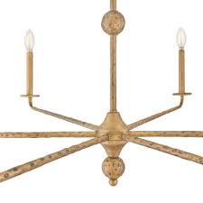 Anzel Chandelier in Burnished Gold