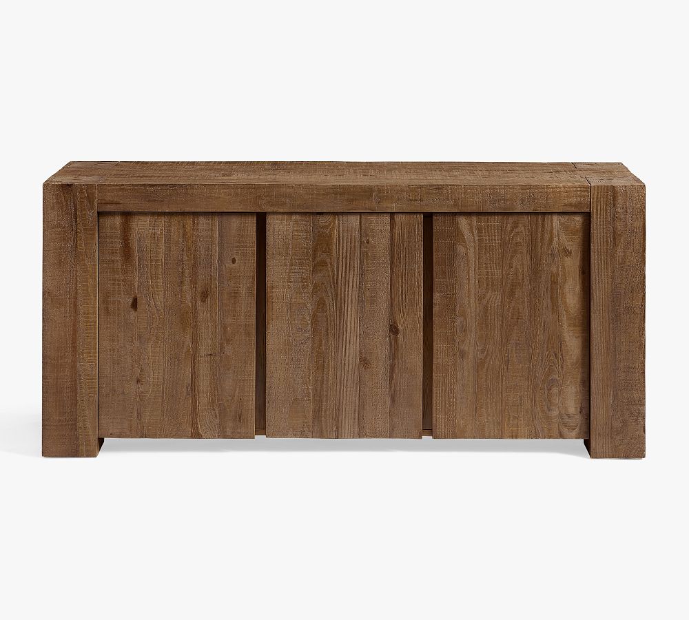 Rockport Reclaimed Wood Media Console (66") - by Pottery Barn