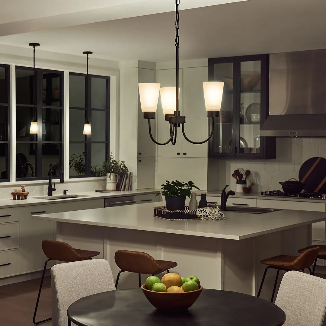 Erma 3 Light Chandelier