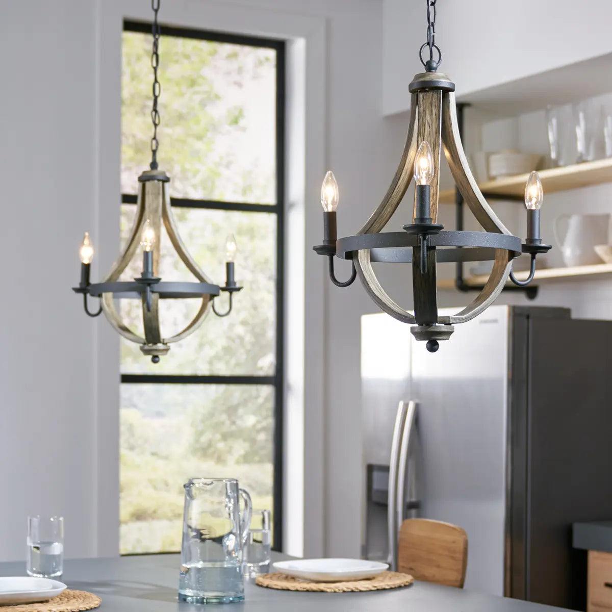 Merlot 3 Light Chandelier
