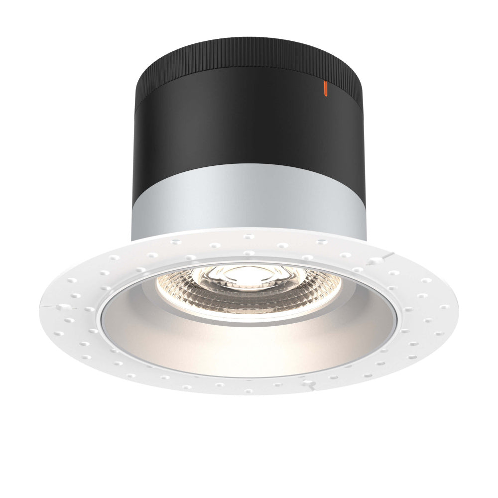 6in Modular Downlight, 5CCT, 35 Degree Beam Angle, Regressed, Alzak, Trimless
