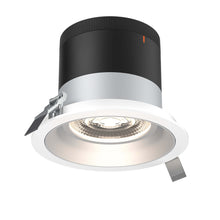 Load image into Gallery viewer, 6in Modular Downlight, 5CCT, 60 Degree Beam Angle, Regressed, Alzak, White Trim