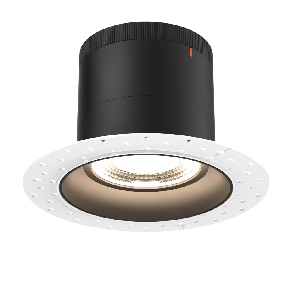 6in Modular Downlight, 5CCT, 20 Degree Beam Angle, Regressed, Black, Trimless