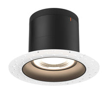 Load image into Gallery viewer, 6in Modular Downlight, 5CCT, 35 Degree Beam Angle, Regressed, Black, Trimless