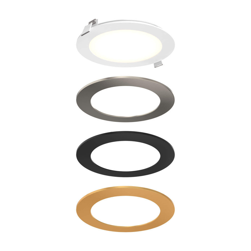 Recessed panel light with included trims - universal 120V-347V, 0-10V dimming