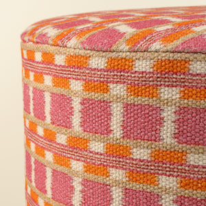 Sorbet Ikat Upholstered Stool
