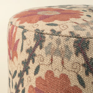 Pomona Print Upholstered Stool