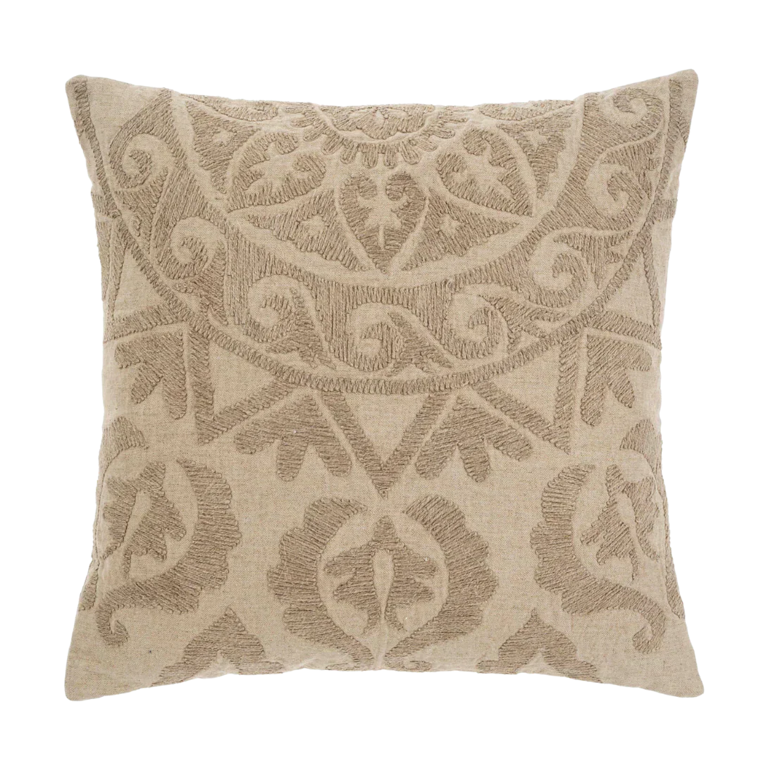Linen Suzani Pillow 20 X - by Indaba