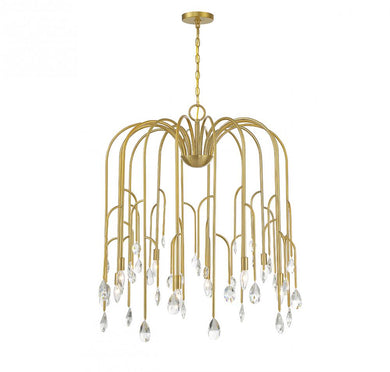 Anholt 8-Light Chandelier in Noble Brass