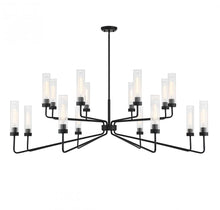 Load image into Gallery viewer, Baker 16-Light Chandelier in Matte Black
