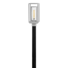 Load image into Gallery viewer, Medium Post Top or Pier Mount Lantern 12v - Nickel
