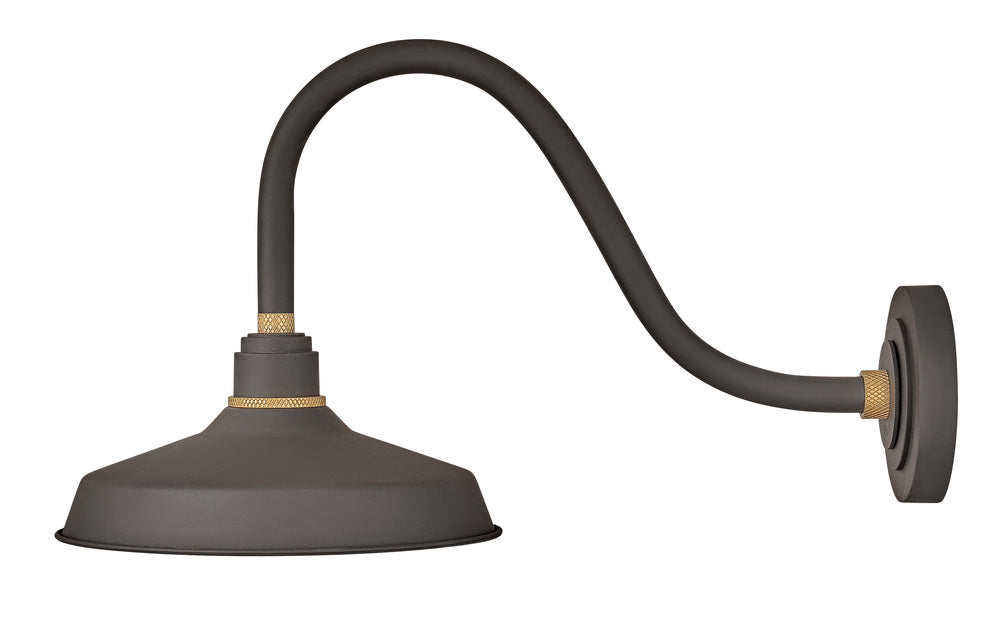 Medium Gooseneck Barn Light - Bronze