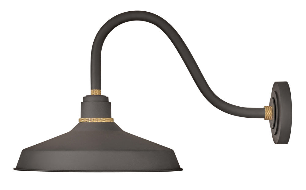 Medium Gooseneck Barn Light - Bronze
