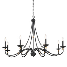 Load image into Gallery viewer, Westchester County 8 Light Chandelier in Sand Coal
