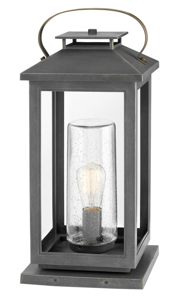 Large Pier Mount Lantern 12v - Bronze