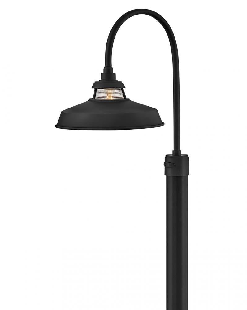 Medium Post Mount Lantern - Black