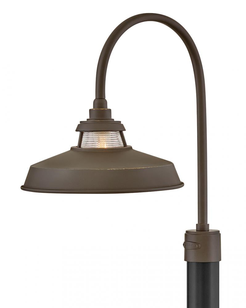 Medium Post Mount Lantern - Bronze