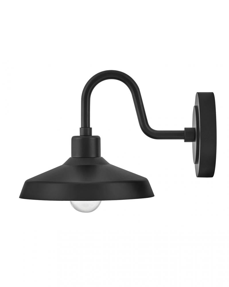 Small Wall Mount Barn Light - Black