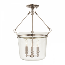 Load image into Gallery viewer, 3 LIGHT SEMI FLUSH
