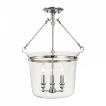 Load image into Gallery viewer, 3 LIGHT SEMI FLUSH
