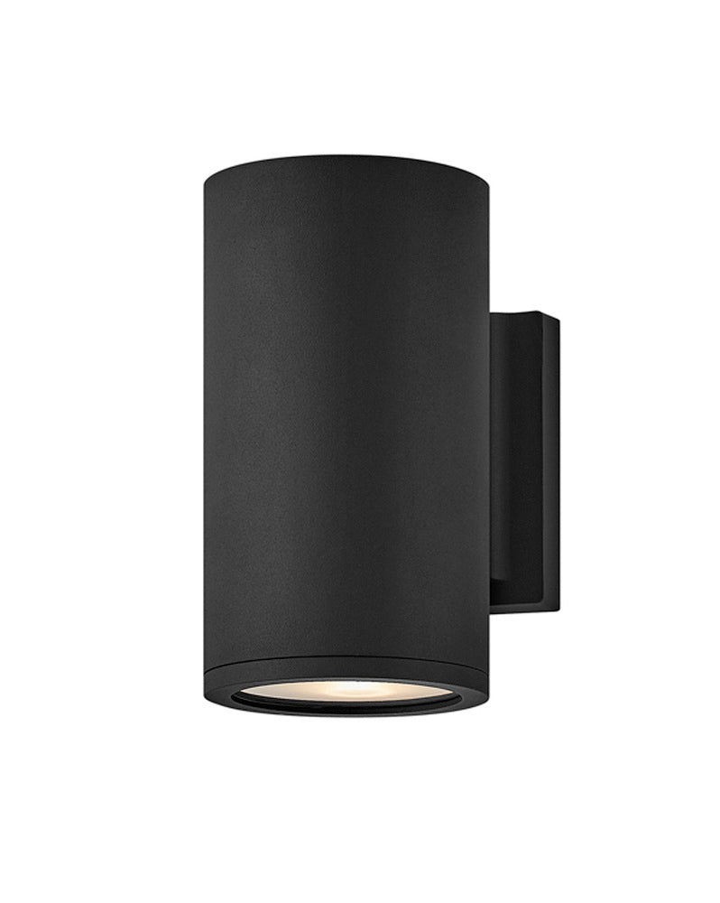 Small Down Light Wall Mount Lantern - Black