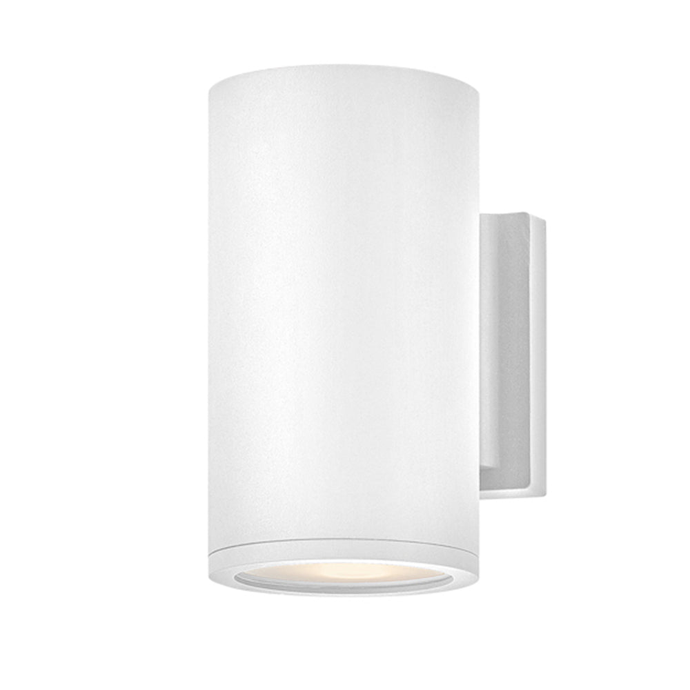 Small Down Light Wall Mount Lantern - White
