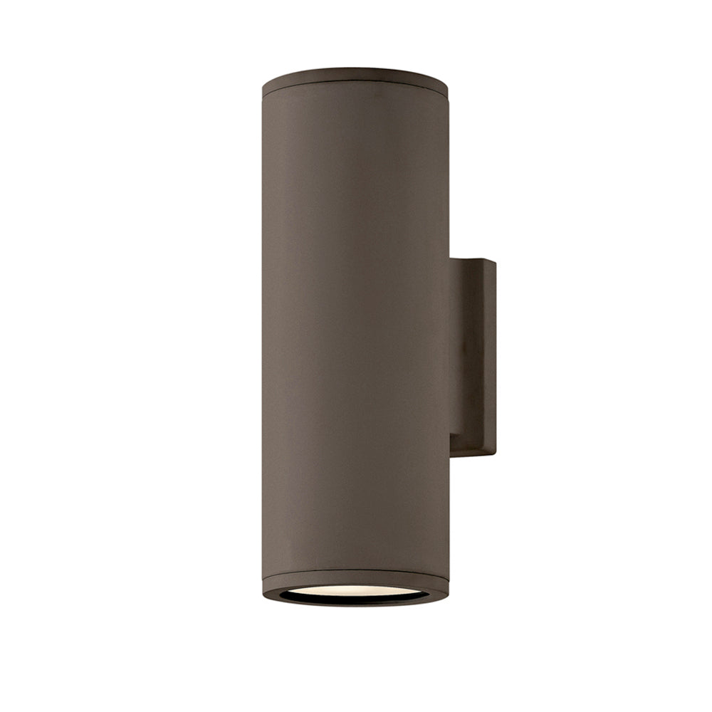 Small Up/Down Wall Mount Lantern - Bronze