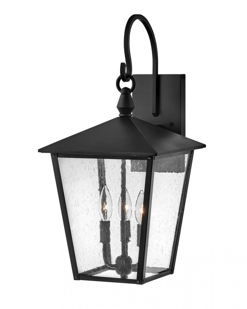 Large Wall Mount Lantern - Black
