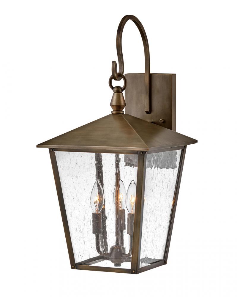 Large Wall Mount Lantern - Bronze