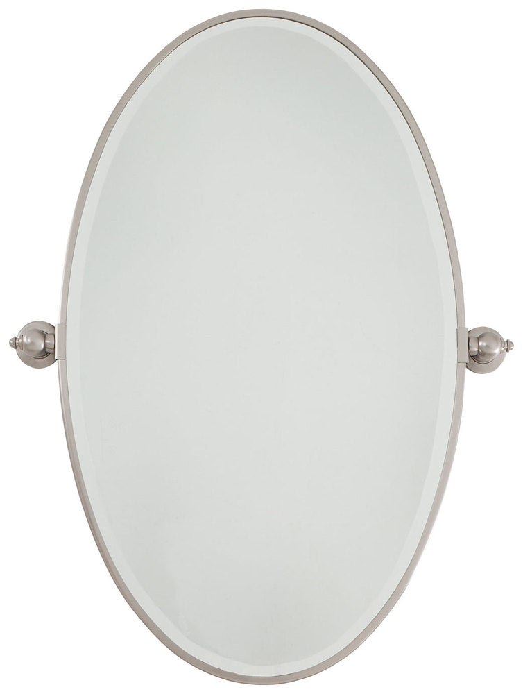 Pivoting Mirrors - XL Oval Mirror - Beveled