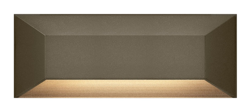 12V Large Rectangular Deck Sconce - Bronze