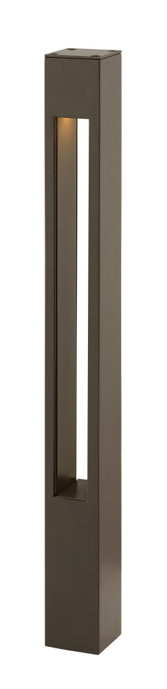 12V Large Square Bollard - Bronze