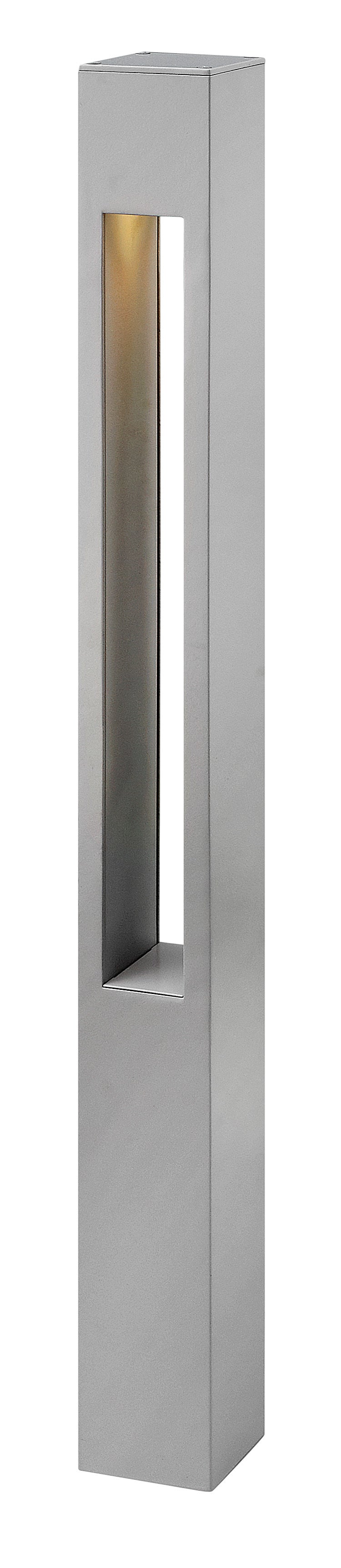 12V Large Square Bollard - Gray|Miscellaneous