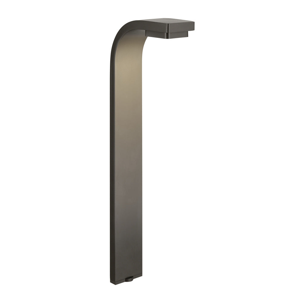 12 Volt 3000K LED 22.5" Curved Path Light in Textured Architectural Bronze