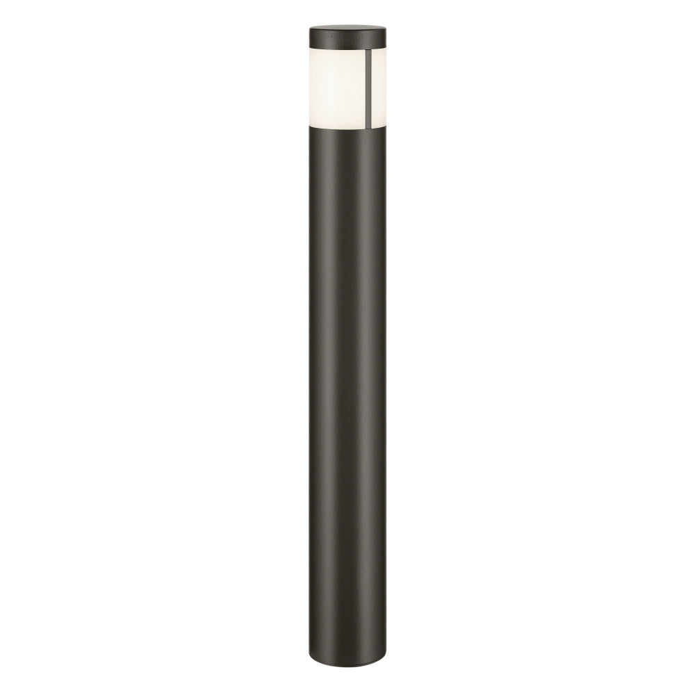 12 Volt 3000K LED 24" Round Bollards in Textured Architectural Bronze