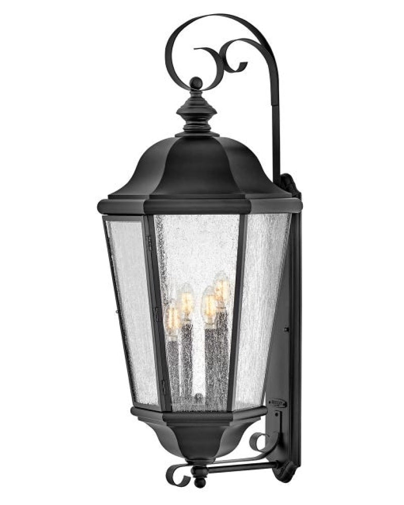 Extra Large Wall Mount Lantern - Black