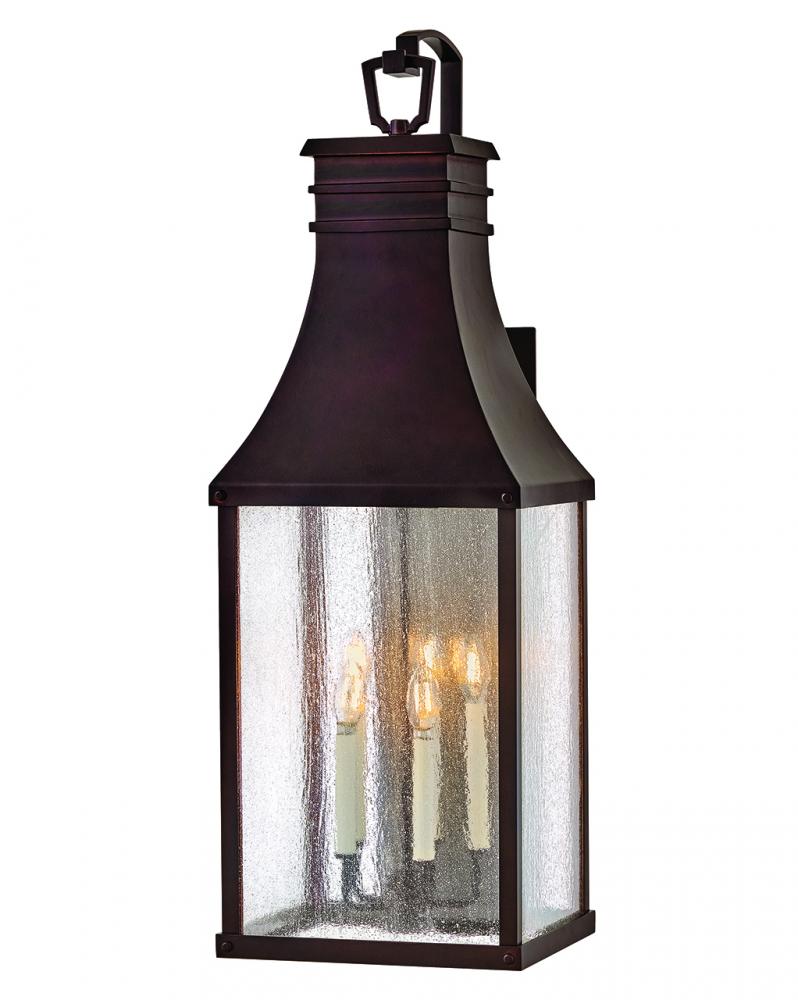 Extra Large Wall Mount Lantern - Black|Combination Finishes|Copper