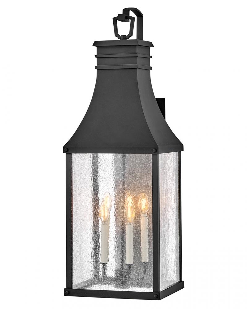 Extra Large Wall Mount Lantern - Black